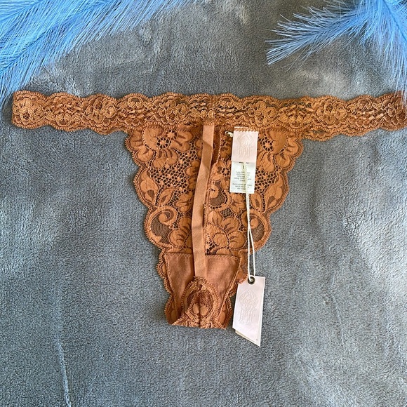 String me a thong - we are HAH(FP) - SZ L - Brown sugar - NWT - Picture 3 of 7